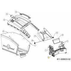 DÉFLECTEUR ARRIÈRE 731-13504A ORIGINAL MTD | NewgardenParts.com