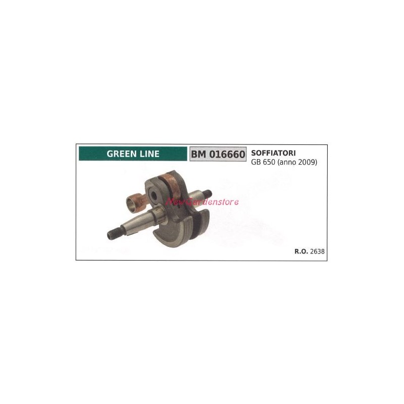 Vilebrequin moteur GREEN LINE moteur soufflant GB 650 016660