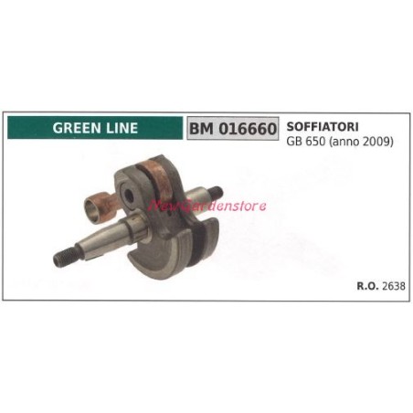 Albero motore GREEN LINE motore soffiatore GB 650 016660 | NewgardenParts.com