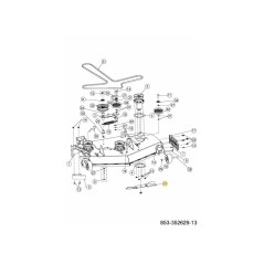 HOJA DE 17" 742-05534 ORIGINAL MTD | NewgardenParts.com