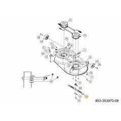 LAMA 21,18" PACCIAMATURA EL A FORMA DI S 742-05720 ORIGINALE MTD | NewgardenParts.com