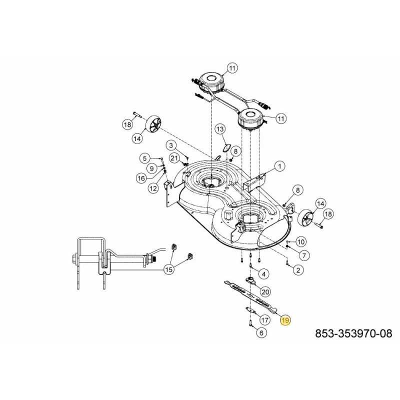CUCHILLA 21.18" MULCH EL S-HAPE 742-05720 ORIGINAL MTD