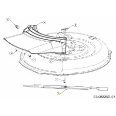 BLADE 30" 3-EN-1 DIAMOND 742-05478 ORIGINAL MTD | NewgardenParts.com