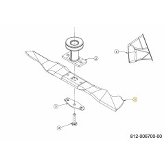 Klinge: 20,9 LG: SD BG 742-05514 ORIGINAL MTD | NewgardenParts.com