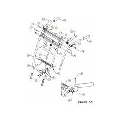 CLUTCH LOCK R.H. 631-04134B ORIGINAL MTD