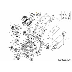 COMBINAISON INTERRUPTEUR-PRISE 092.64.582 ORIGINAL MTD | NewgardenParts.com
