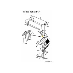 TOPE DE CAPÓ X 7.0 723-0302 ORIGINAL MTD | NewgardenParts.com