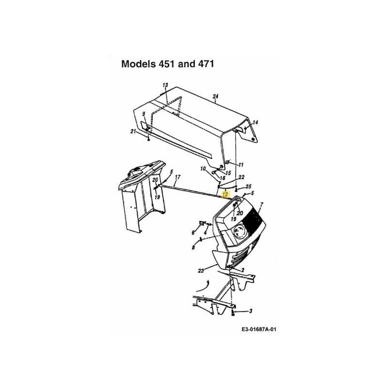 HOOD STOP X 7.0 723-0302 ORIGINAL MTD