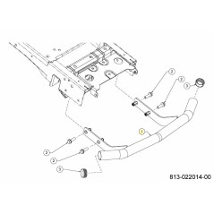 BMPR ASM: TUBE 683-06986 ORIGINAL MTD | NewgardenParts.com