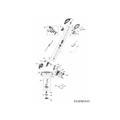 TAVOLA CON IMBRACATURA 625-05042 ORIGINALE MTD