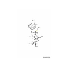 Tuerca de motor 4001176 ORIGINAL MTD | NewgardenParts.com