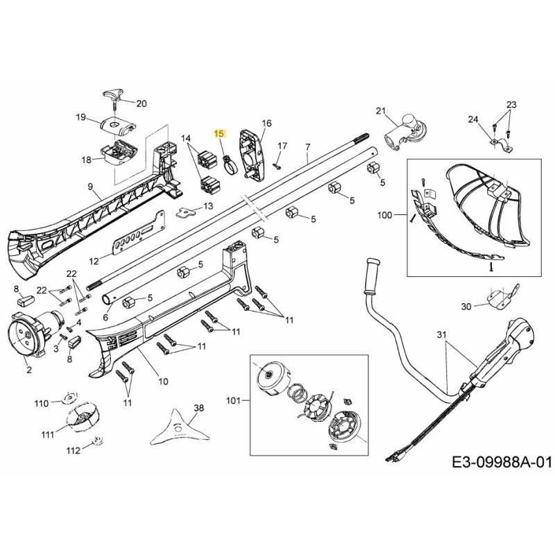 Support de tube de carburateur 092.63.897 d'origine MTD