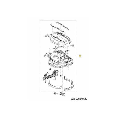 CUBIERTA-TECHO DURO 622-00827 ORIGINAL MTD | NewgardenParts.com