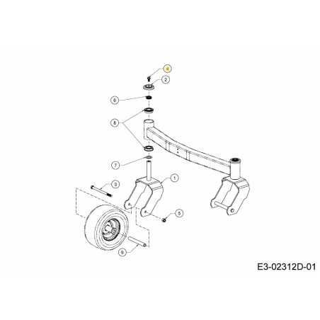 PERNO 3/8-16 GR5 PARCHE DE CERRADURA 710-06551 ORIGINAL MTD | NewgardenParts.com