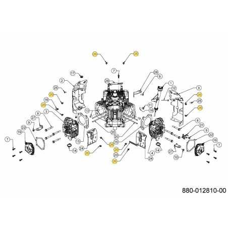 Schraube M6x12/Zinkbeschichtung 751-20117 Original MTD | NewgardenParts.com