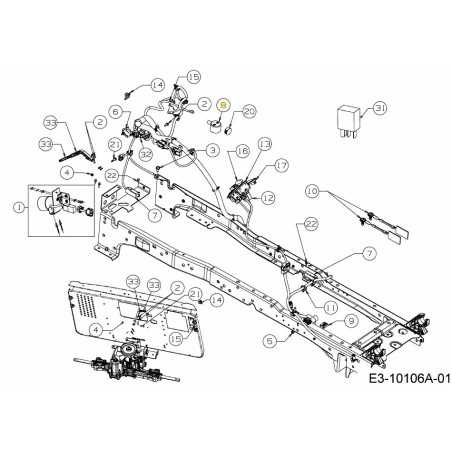 BORNE DE CAPUCHON DE BATTERIE 725-04532 ORIGINAL MTD | NewgardenParts.com
