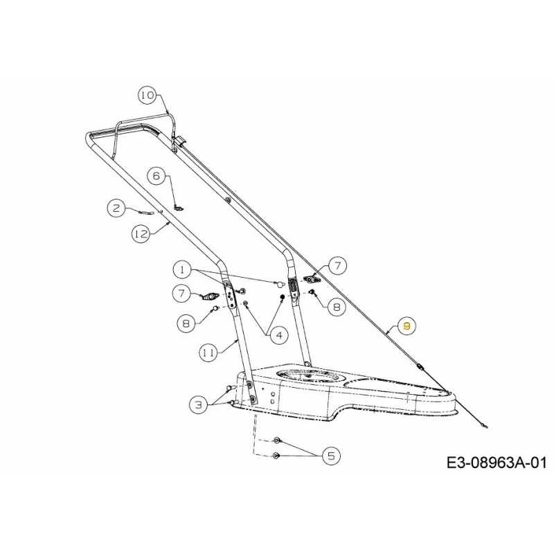 Câble Bowden 746-05141 ORIGINAL MTD