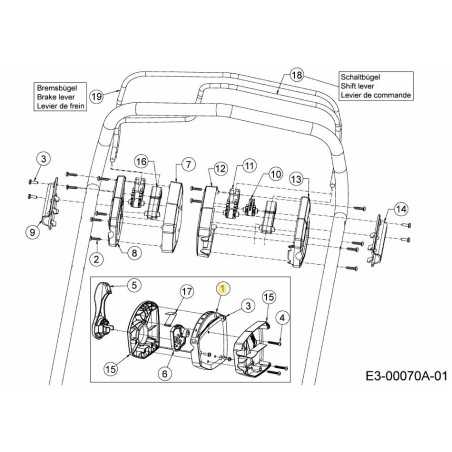 BOÎTE INFÉRIEURE ASM VARIO WG 631-05678 ORIGINAL MONTÉE | NewgardenParts.com