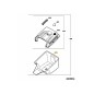 BOX SHARE LOWER RED (RAL3000) 4905308 ORIGINAL MTD