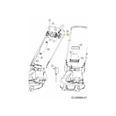 BOX SW PUSH START 731-13087 ORIGINALE MTD