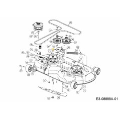 Halterung für Umlenkrolle, Drehpunkt 603-05230, Original MTD | NewgardenParts.com