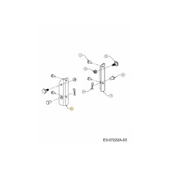 BRACKET GEARBOX RH 783-05889A-S ORIGINAL MTD | NewgardenParts.com