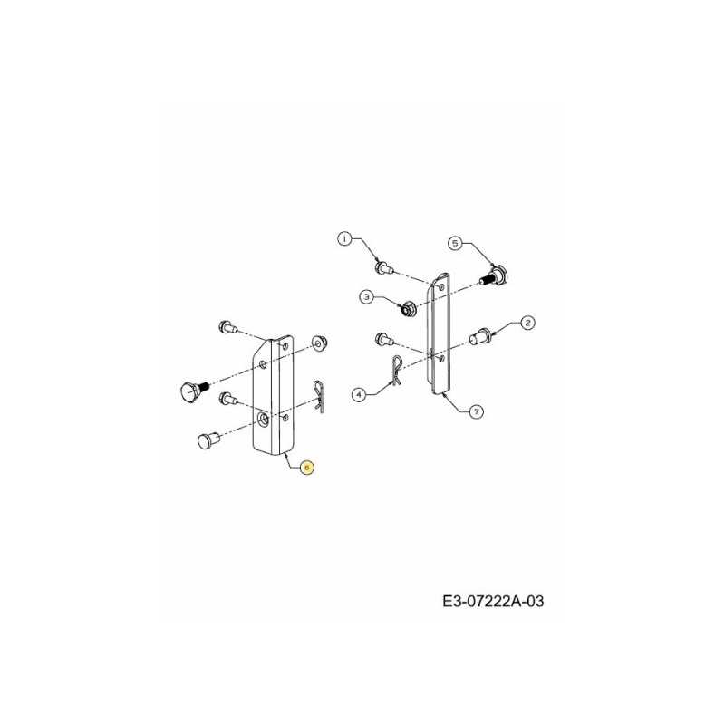 SUPPORT DE BOÎTE DE VITESSES DROIT 783-05889A-S ORIGINAL MTD