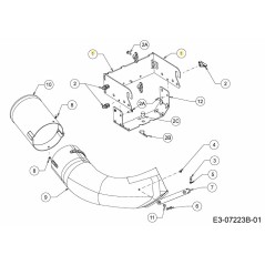 HALTERUNG 689-00304A ORIGINAL MTD | NewgardenParts.com