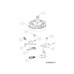 Support inférieur de frein 651-05306 d'origine MTD | NewgardenParts.com