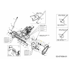 Umlenkrollenhalterung 790-00461 Original MTD | NewgardenParts.com