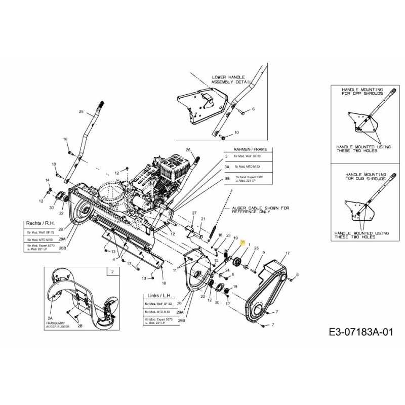 Umlenkrollenhalterung 790-00461 Original MTD