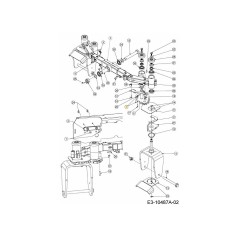 SOPORTE DE MONTAJE 703-10040637 ORIGINAL MTD | NewgardenParts.com