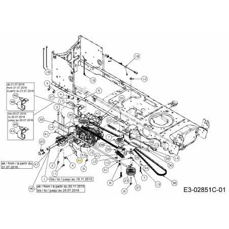 Getriebehalterung 783-07349637 Original MTD | NewgardenParts.com