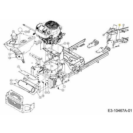 STAFFA DI SUPPORTO 703-11077-CY ORIGINALE MTD | NewgardenParts.com