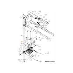 Getriebehalterung 783-08463637 Original MTD | NewgardenParts.com