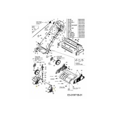 CONJUNTO DE SOPORTE 681-04014A ORIGINAL MTD