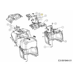 STAFFA DI MONTAGGIO 783-08538637 ORIGINALE MTD | NewgardenParts.com