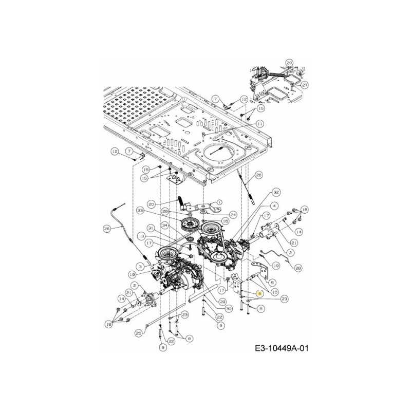 SUPPORT DE TRANSMISSION 703-08615A-S ORIGINAL MTD