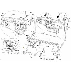 STAFFA DI BLOCCAGGIO 607-04269637 ORIGINALE MTD