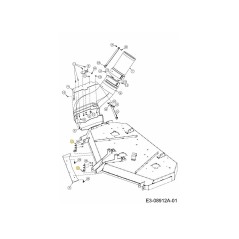 STAFFA, BRACCIO DI ATTACCO MT. 603-05167 ORIGINALE MTD