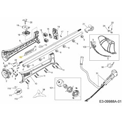 REGOLAZIONE DELLA STAFFA 092.63.894 ORIGINALE MTD