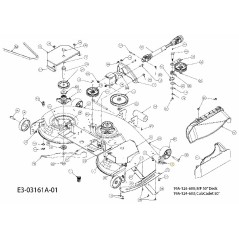 CONJUNTO DE SOPORTE 683-0617A637 ORIGINAL MTD | NewgardenParts.com