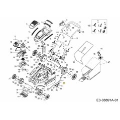Verstellhebel 787-03304 Original MTD