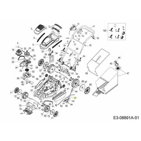 LEVIER DE RÉGLAGE 787-03304 ORIGINAL MTD | NewgardenParts.com