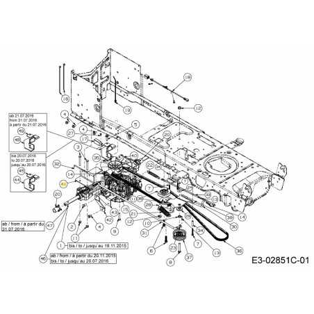 SUPPORT DE MONTAGE D'ESSIEU DROIT 783-07295637 ORIGINAL MTD | NewgardenParts.com