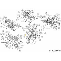 CAVO FRENO STAFFA 703-09658637 ORIGINALE MTD | NewgardenParts.com