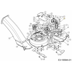 SUPPORT DE COURROIE GAUCHE 783-09375637 ORIGINAL MTD | NewgardenParts.com