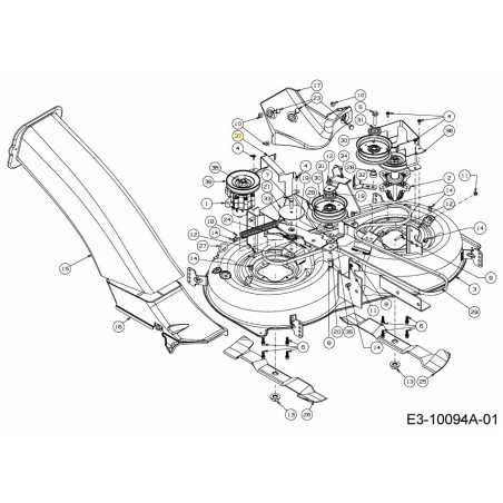 HALTERUNG RIEMENHALTER RH 783-09376637 ORIGINAL MTD | NewgardenParts.com