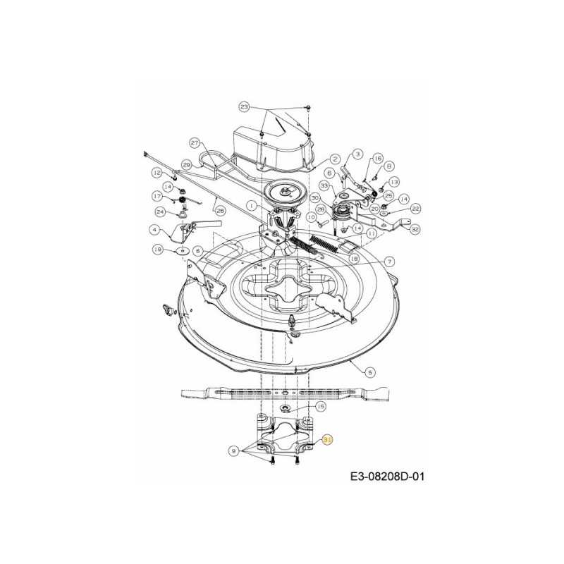 BRACKET DECK SUPPORT SPINDLE 783-08047A ORIGINAL MTD
