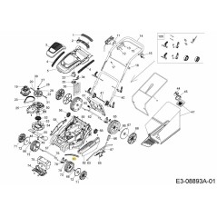 ANGOLO DELLA LAMA DEL BRACCIO 787-03319 ORIGINALE MTD | NewgardenParts.com